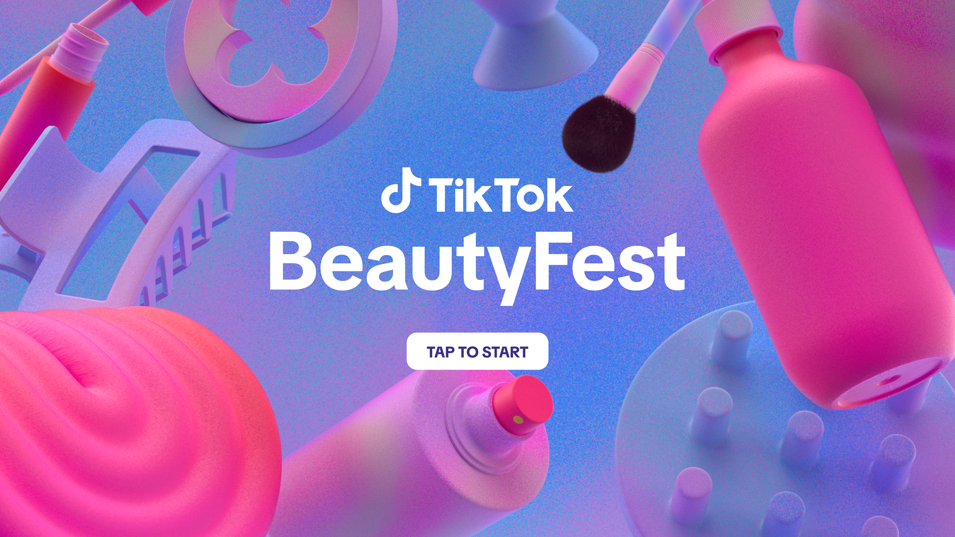 TikTok BeautyFest start screen